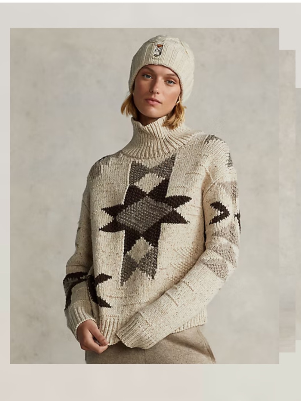 Polo Ralph Lauren Southwestern Turtleneck Sweater